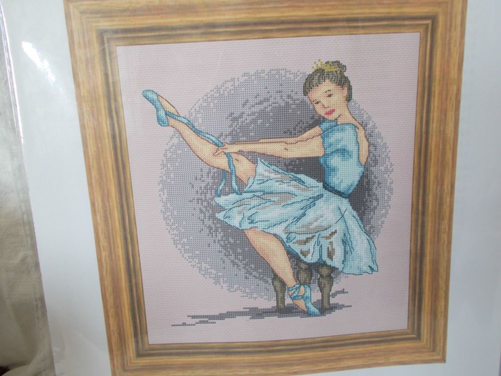 Ballerina in blue chart