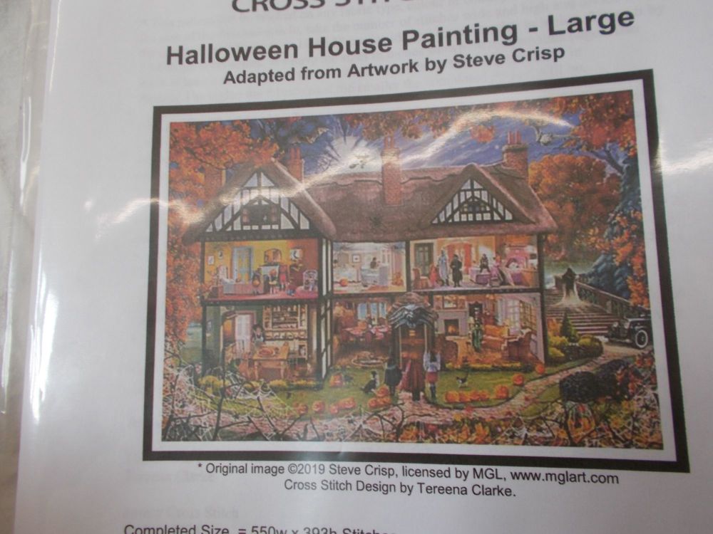 Halloween House painting chart
