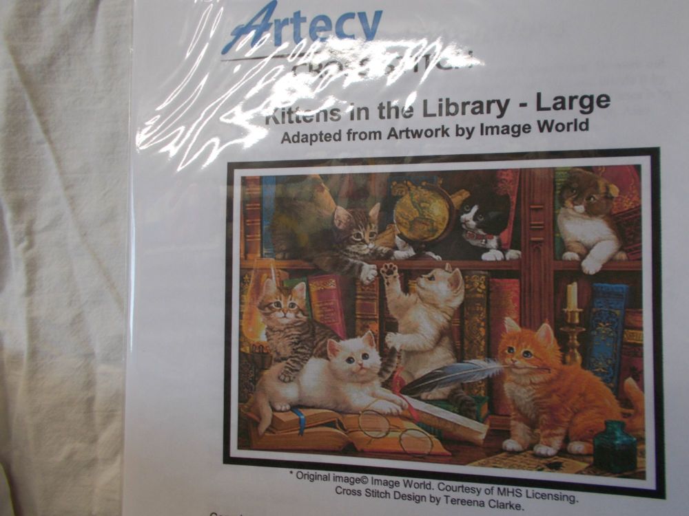 Kittens in the library chart