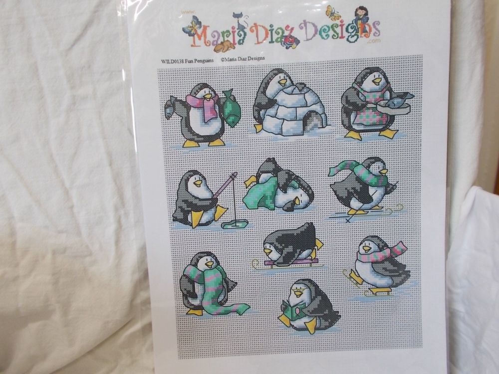 Penguins motif chart