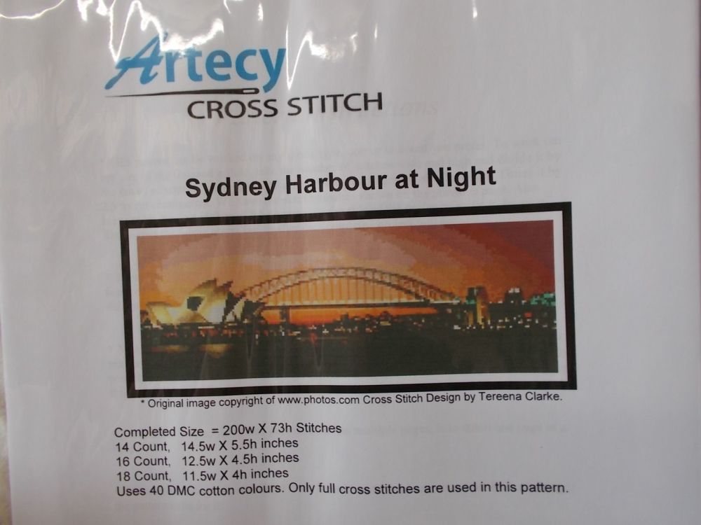 Sydney Harbour at night chart