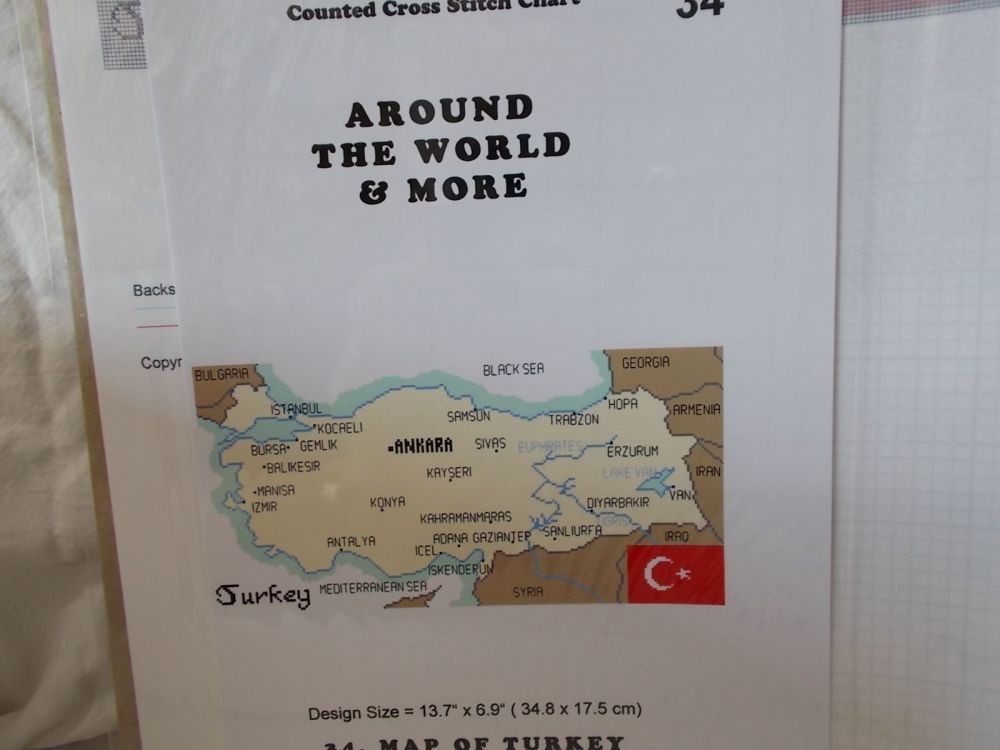 Turkish map chart