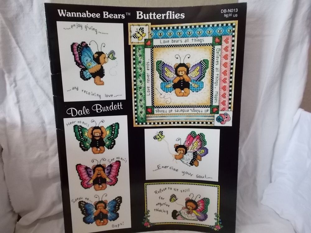 Wannabee Bears butterflies chart book