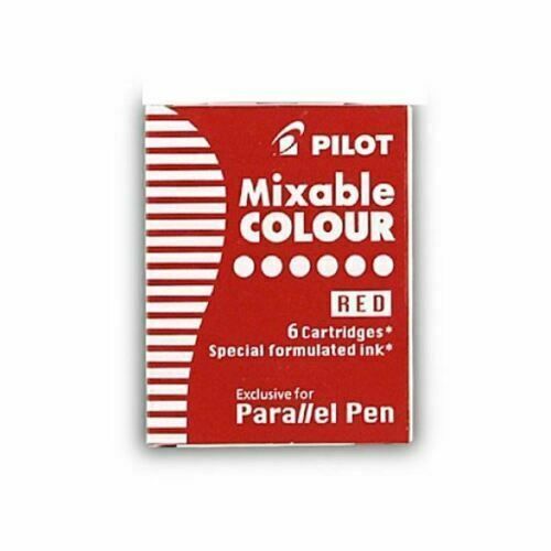 Pilot Parallel Calligraphy Pen Refills - Pack of Red x 6