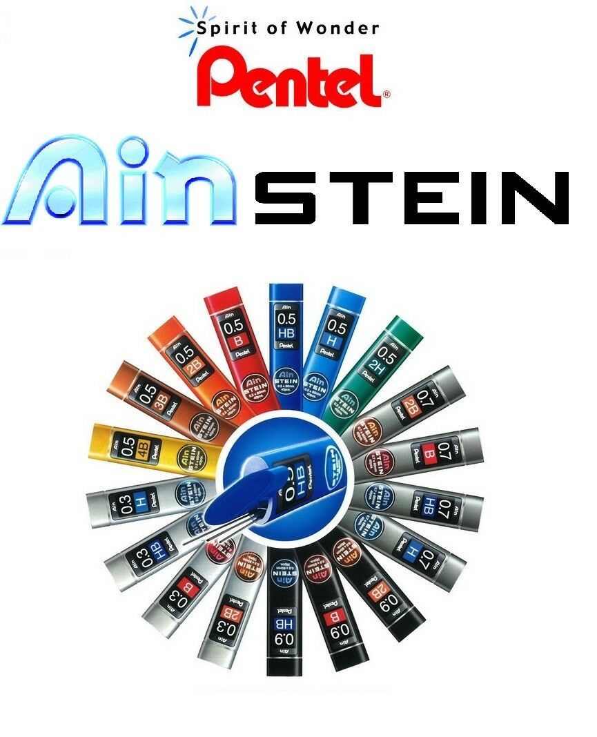 Pentel AIN Stein Mechanical Pencil Refil Leads 