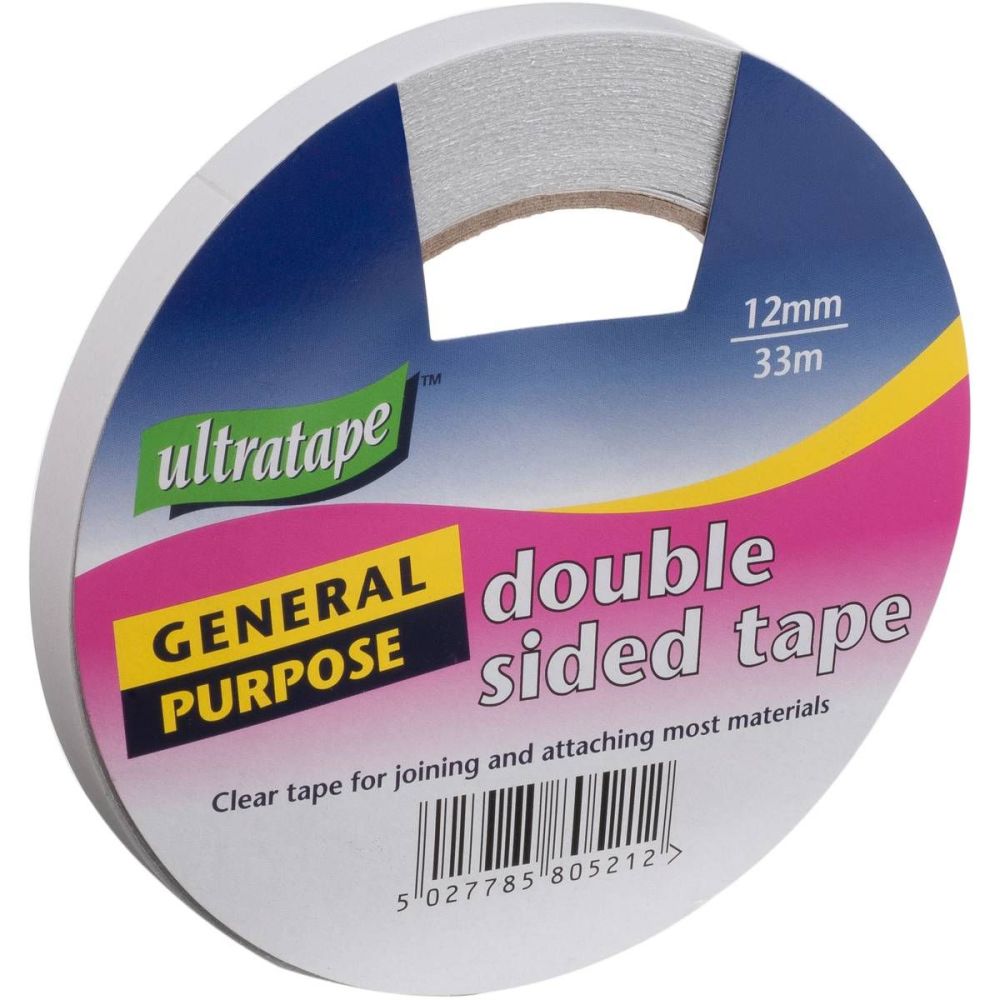 Ultratape Double Sided Sticky Tape Strong Adhesive Sellotape