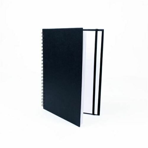Seawhite Indie Black Hard Cover Sketch Book A4 or A3 -