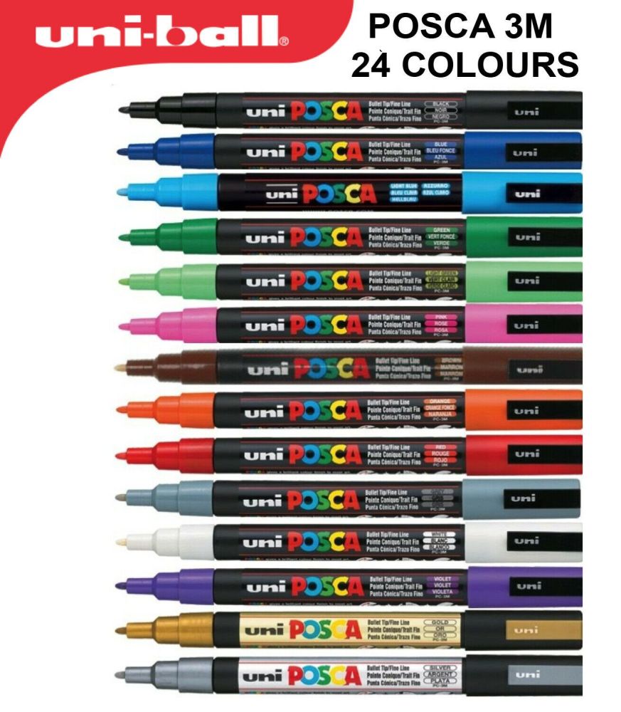 Posca PC-3M Paint Marker Pens
