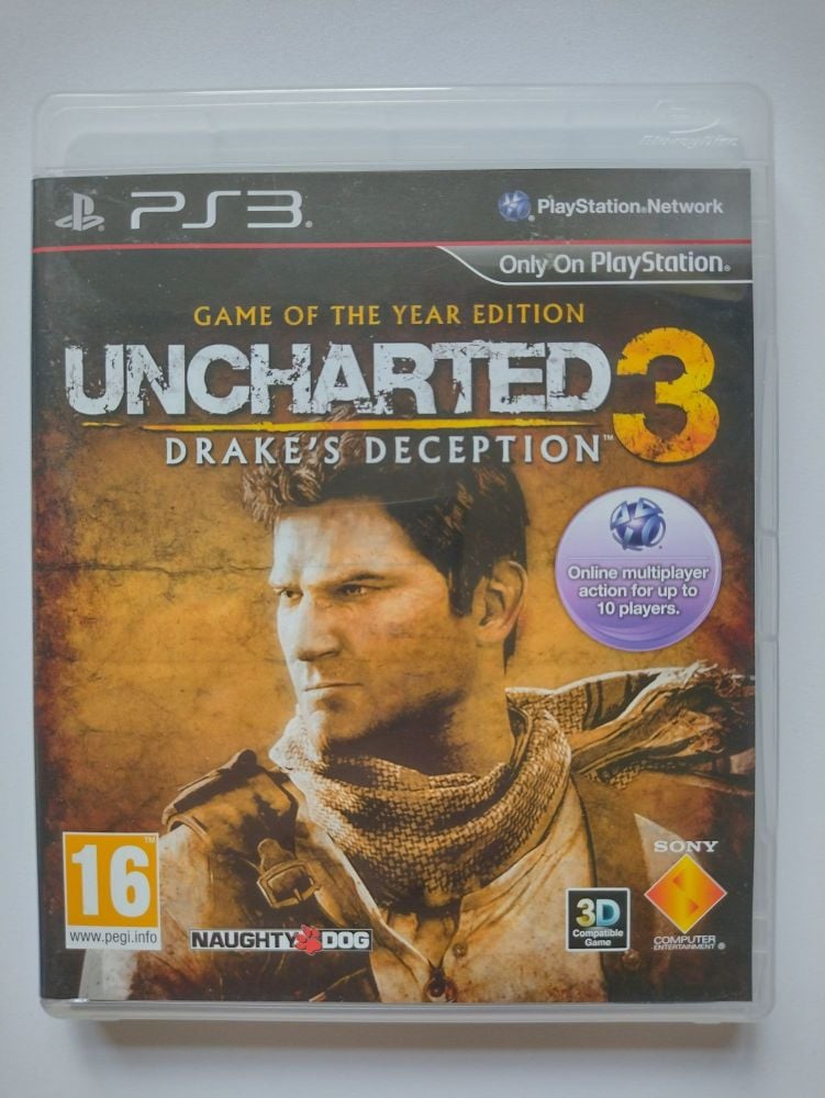 PlayStation 3 (PS3) Uncharted 3: Drake’s Deception Game of the Year Edition (Used)