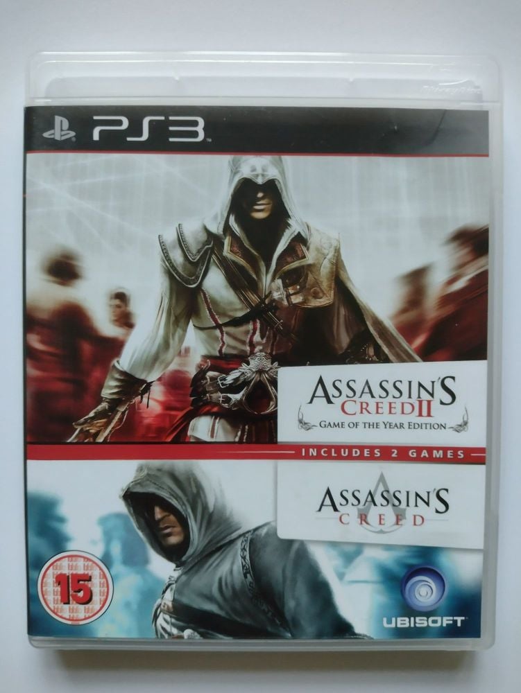 PlayStation 3 (PS3) Assassin's Creed 1 & 2 Double Pack (Used)