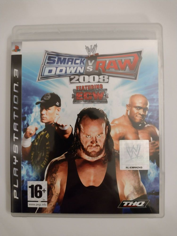 PlayStation 3 (PS3) WWE SmackDown vs. Raw 2008 (Used)