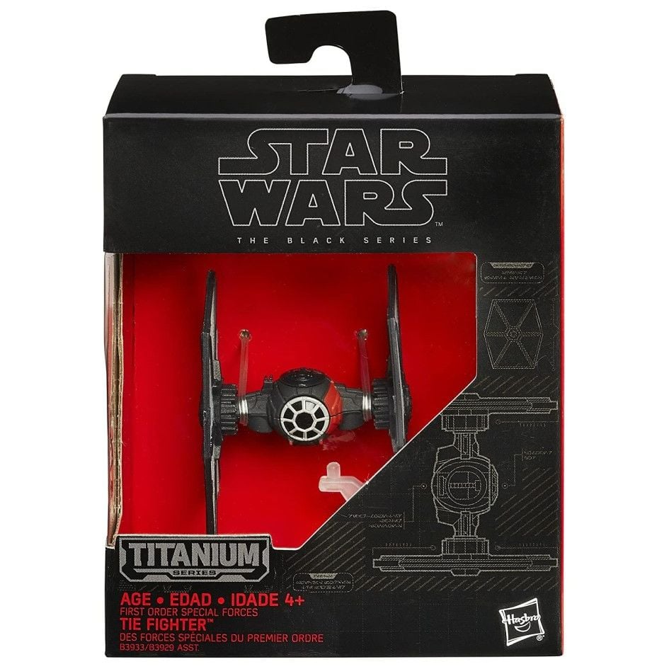 Star Wars - B3933 - The Titanium Series First Order Special Forces Tie Figh