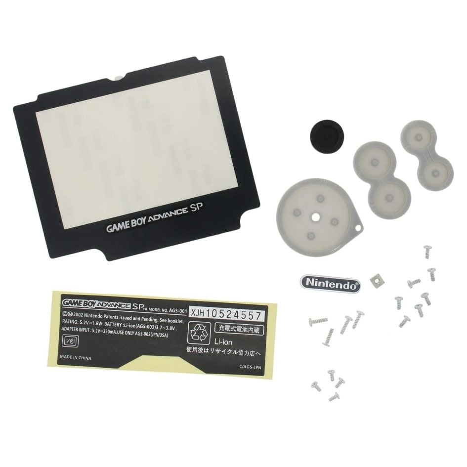 Nintendo Game Boy Advance SP Tribal Edition Replacement Housing Shell Kit