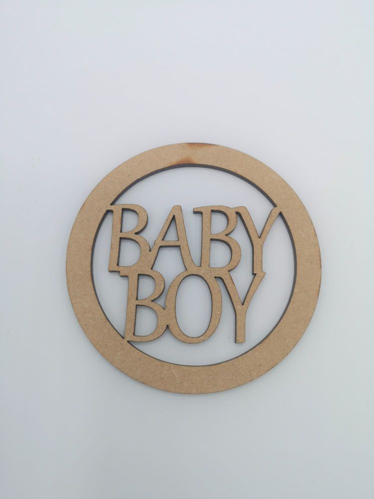 Baby Boy Blank Craft Shape