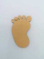 Baby Foot Blank Craft Shape