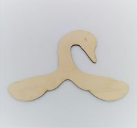Baby Swan Clothes Hanger Blank Craft Shape - Pack of 7