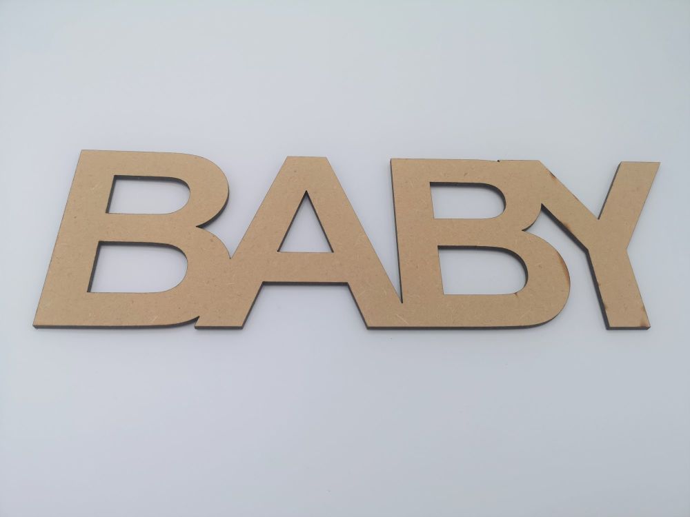 Joined Baby Lettering for Crafting - Uppercase
