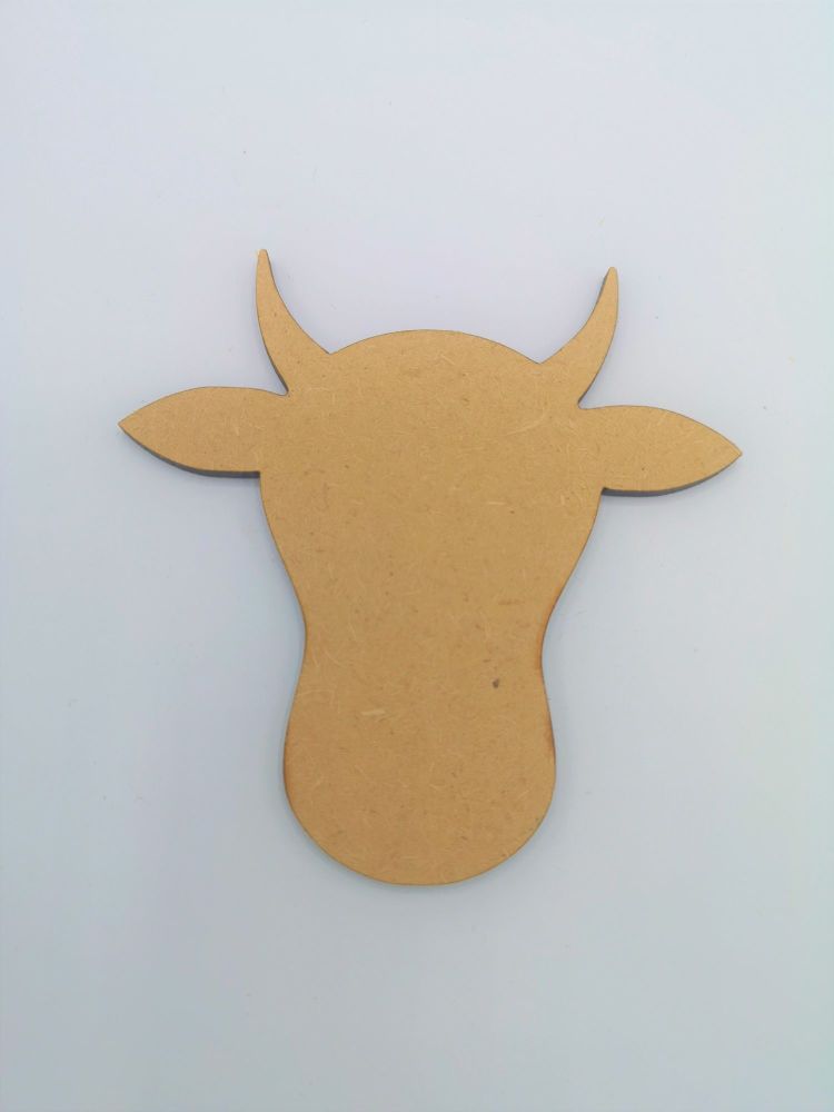 Wooden Cow Head - Craft Shape 