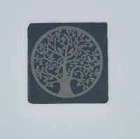Tree of Life Coasters Pack of 4 or 6 - Slate