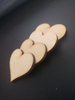 Wooden Hearts - Pack of 96