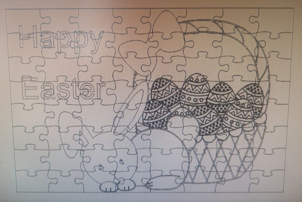 Decorate your own Easter Jigsaw Puzzle