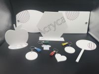 WHITE acrylic sample / starter box