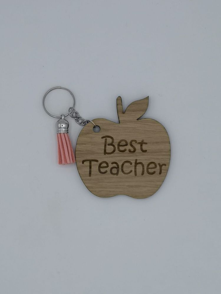 Best Teacher Keyring - Apple Shape