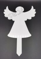 Clear Acrylic Angel Grave / Garden Marker