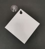 Clear Acrylic Window Sign with Suction Cup - 10cm x 10cm