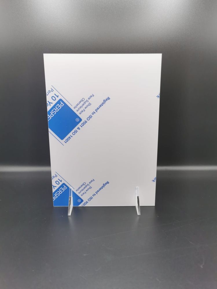 A3 clear plaque with stands - pack of 1, 6 or 15