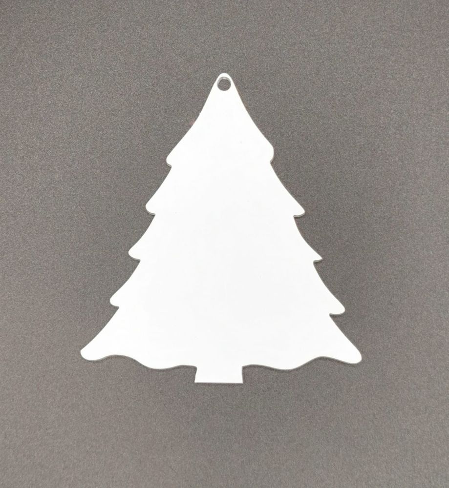 Acrylic Christmas Tree Bauble - Pack of 15