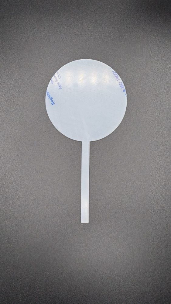 12cm Cake Topper Round Paddle - Pack of 11