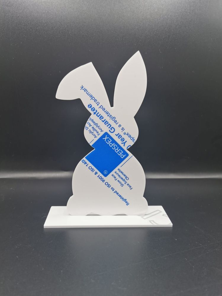 Acrylic Easter Rabbit with Stand