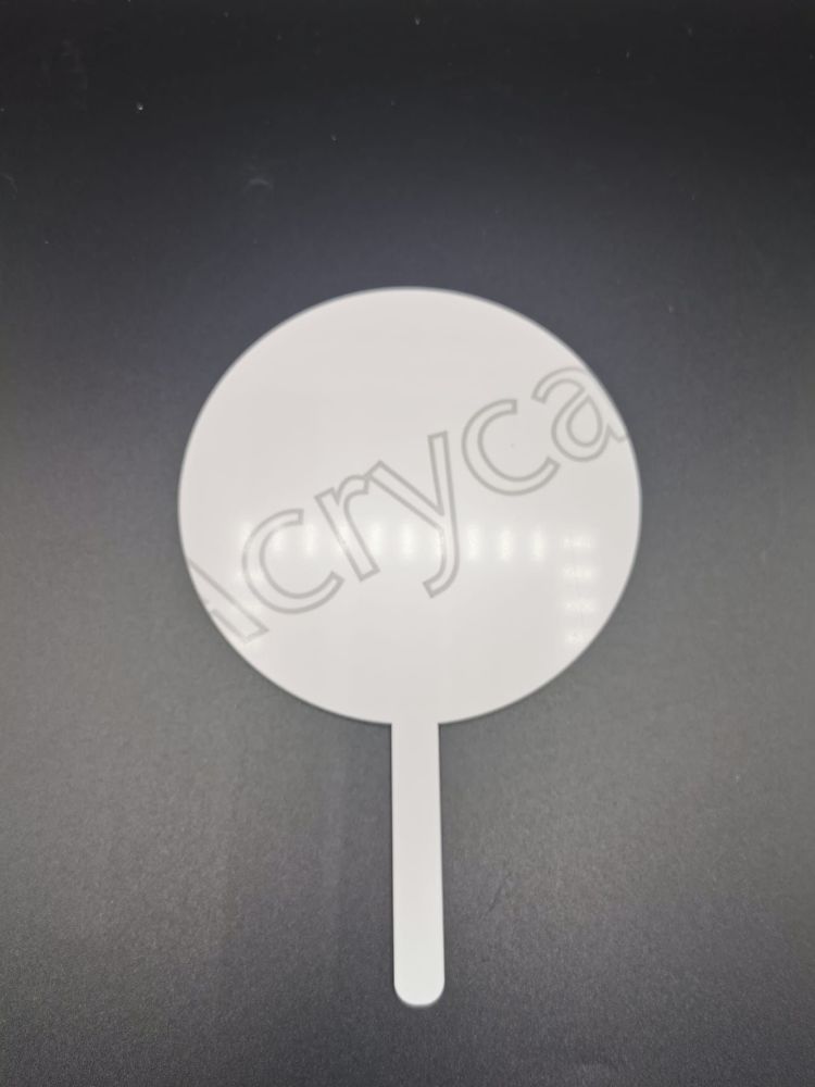 15cm Cake Topper Round Paddle - Pack of 10