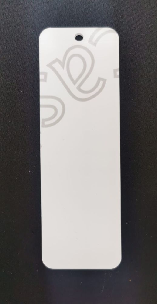 Clear 15cm x 5cm Bookmark (2mm)