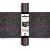 Teckwrap Glitter Brush Adhesive Vinyl - Nebula Black