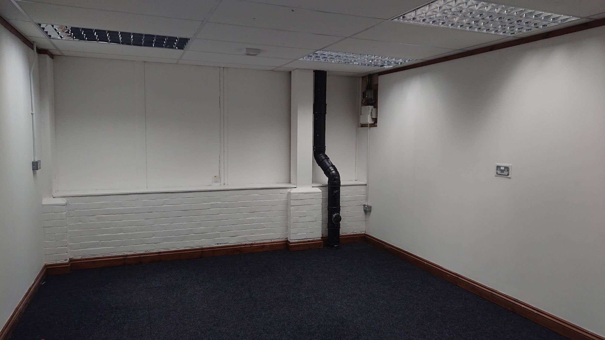 empty, fully serviced unit at Peterborough Workspace