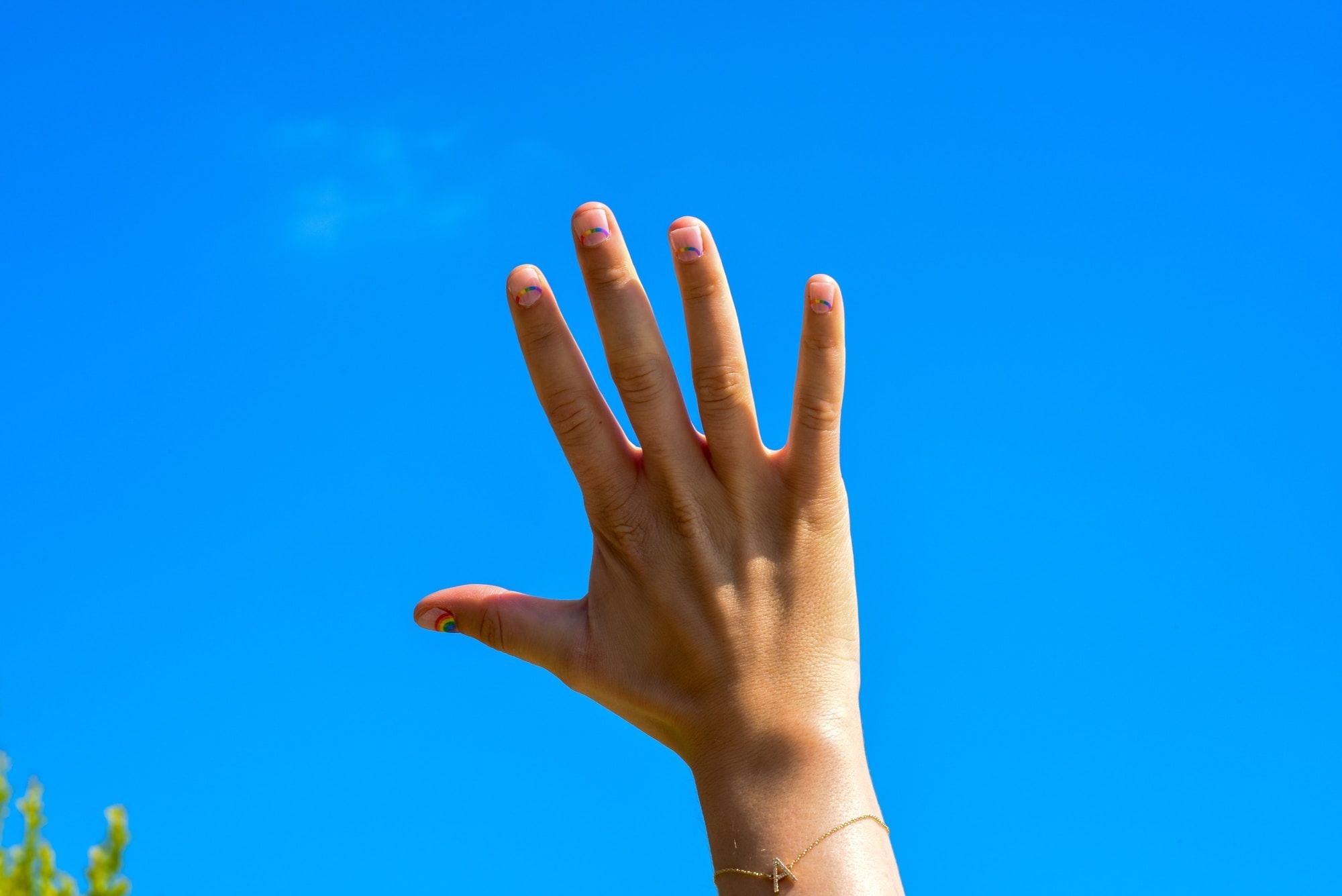 Hand in the air image