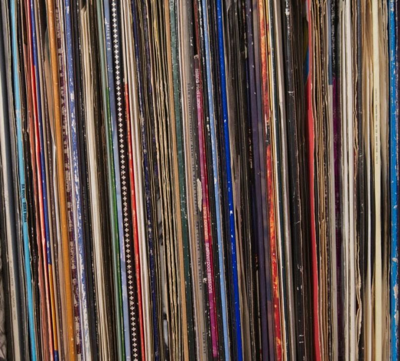 A collection of vinyl records