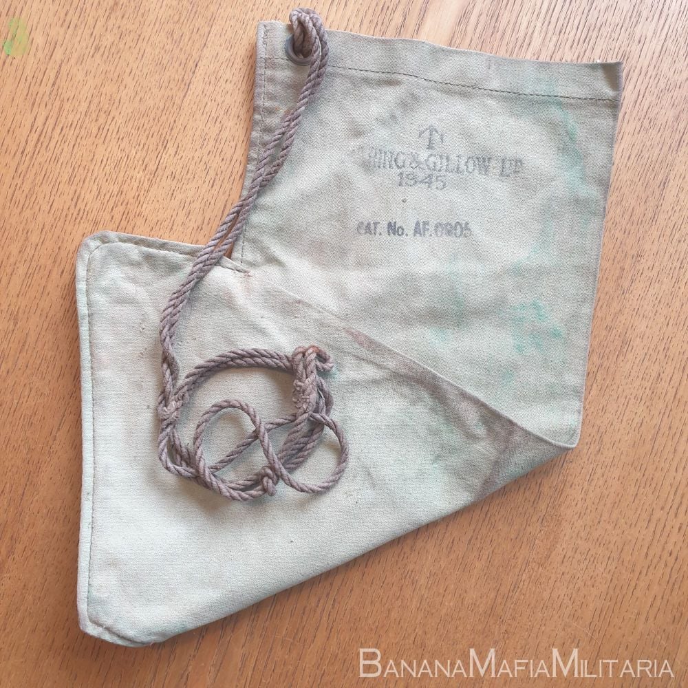 WW2 British Army Issue - WATER PURIFICATION CANVAS FILTER BAG