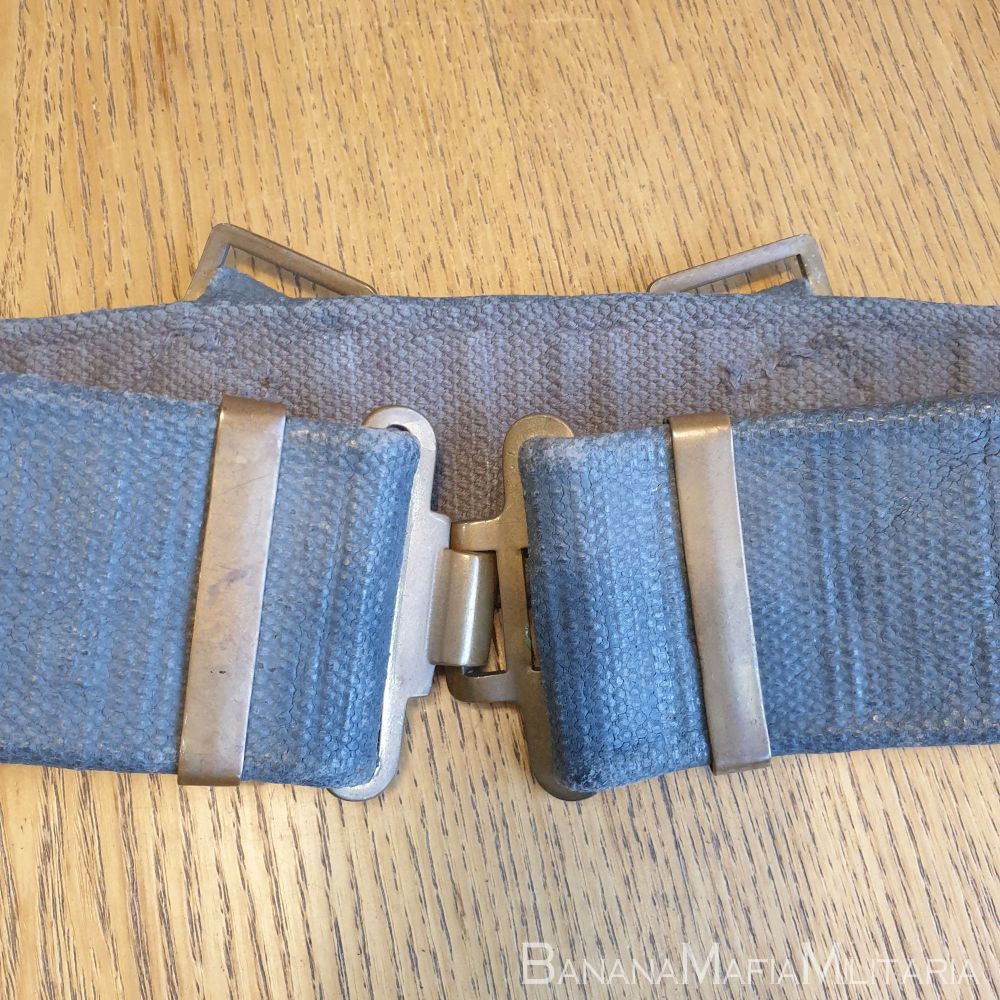 WW2 BRITISH RAF 1937 pattern '37 Patt webbing belt Brass fittings