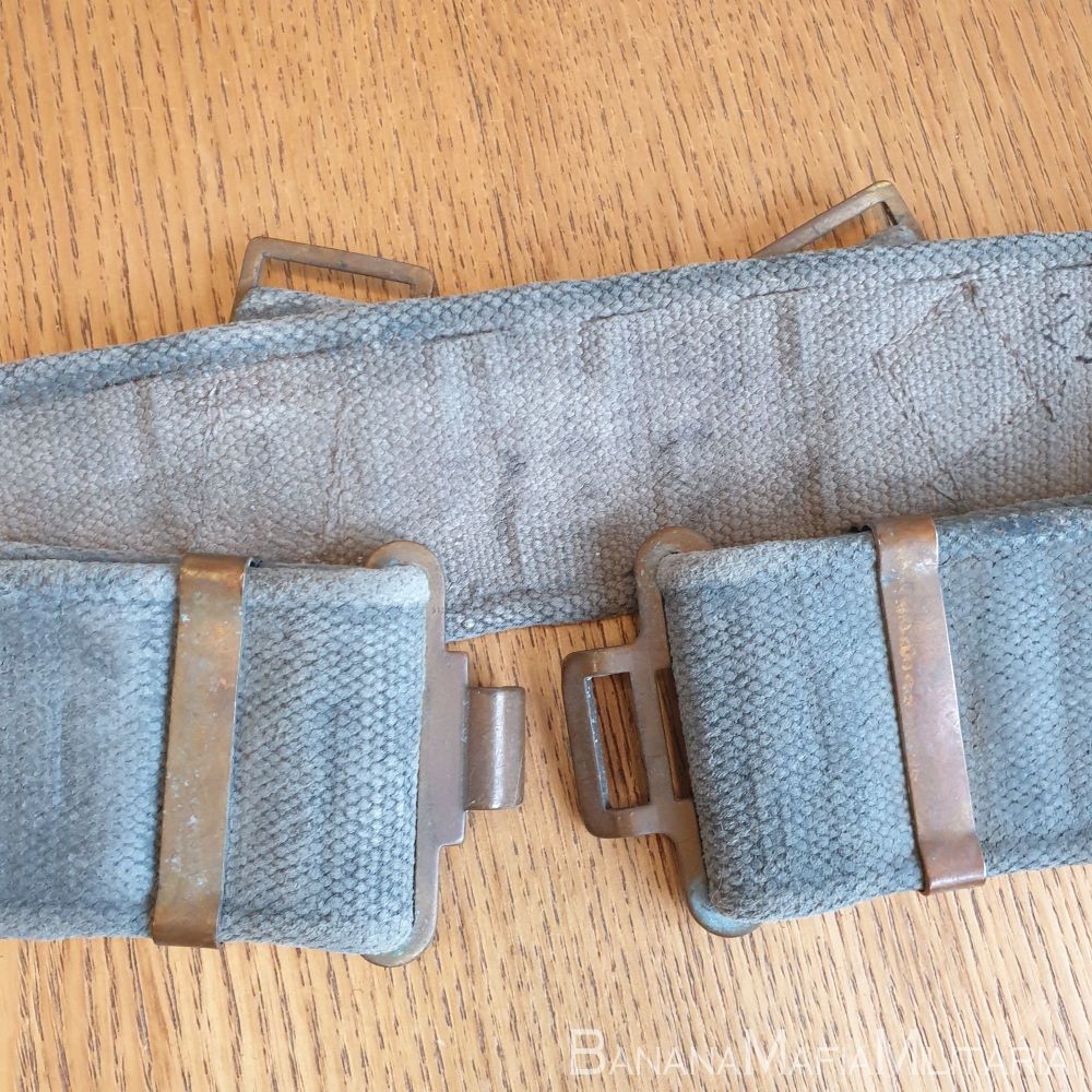 WW2 BRITISH RAF 1937 pattern '37 Patt webbing belt Brass fittings
