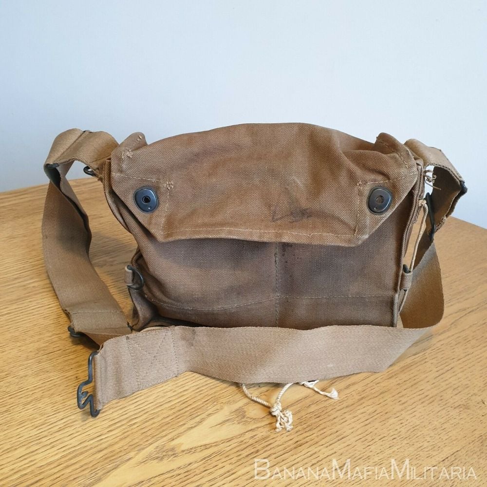 WW1 Gas Mask carrier bag ORIGINAL American Dated 1918