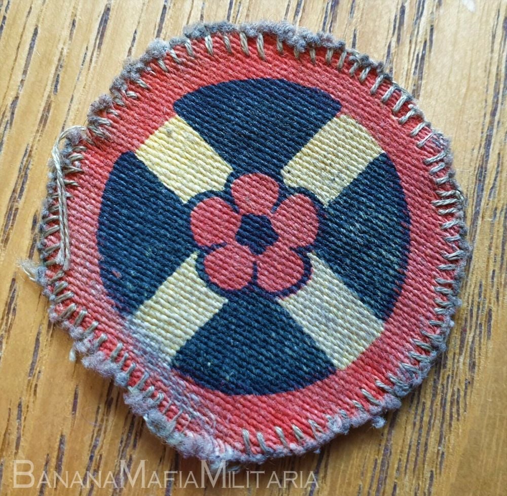 BRITISH WESTERN COMMAND HQ WW2 PRINTED FORMATION SIGN BADGE