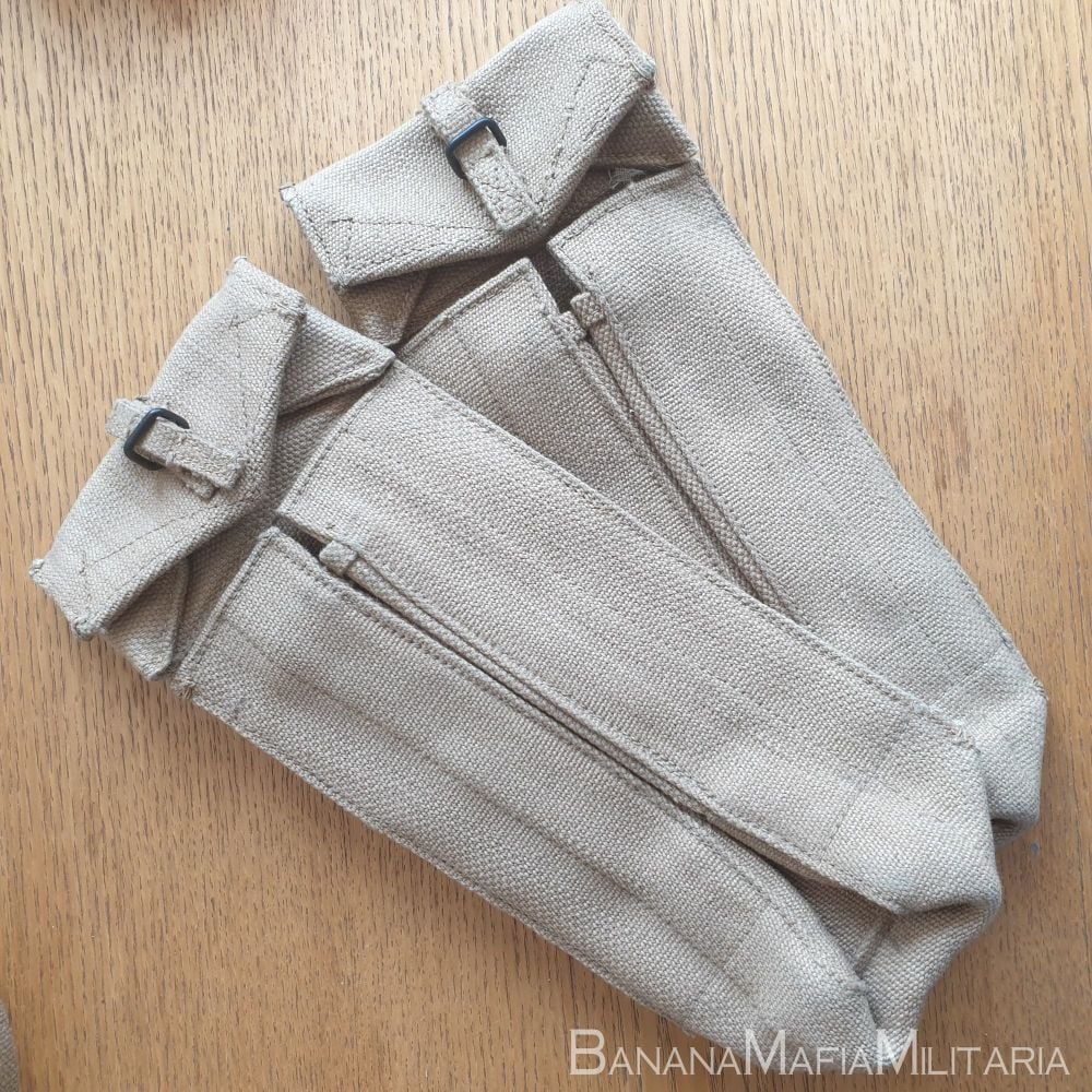 1937 patt '37 pattern Pair Webbing Pouches, Basic, MKIII Mint NOS