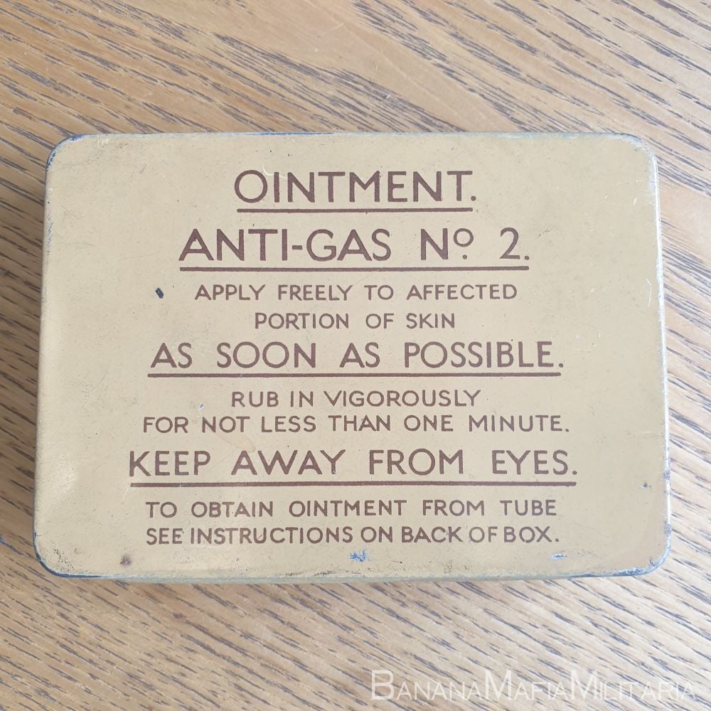 Ointment Anti-Gas Tin No2 1940 dated COMPLETE