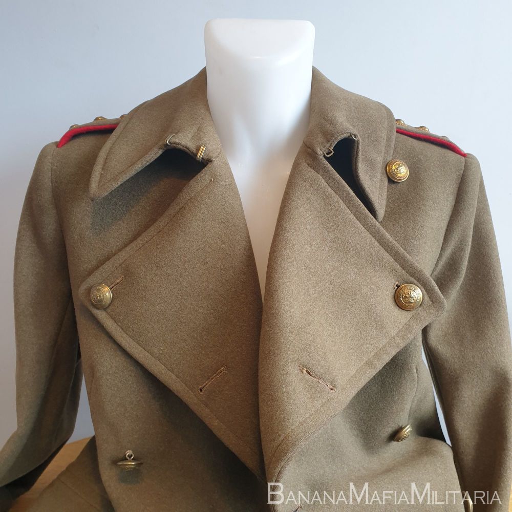 British Army Officers Greatcoat - WW2 Captain Ian J.R. Bennet Royal Northum