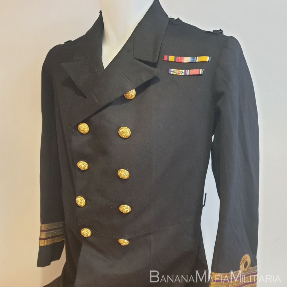 WW1 NAMED Royal Indian Marine Commanders uniform Jacket - MID siege of Kut