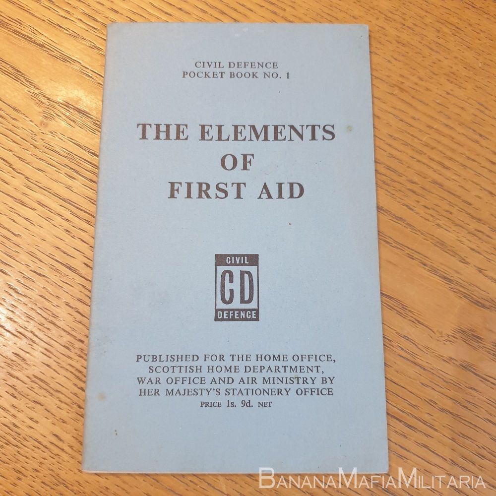 Cold War - Civil defence elements of first aid - booklet no1