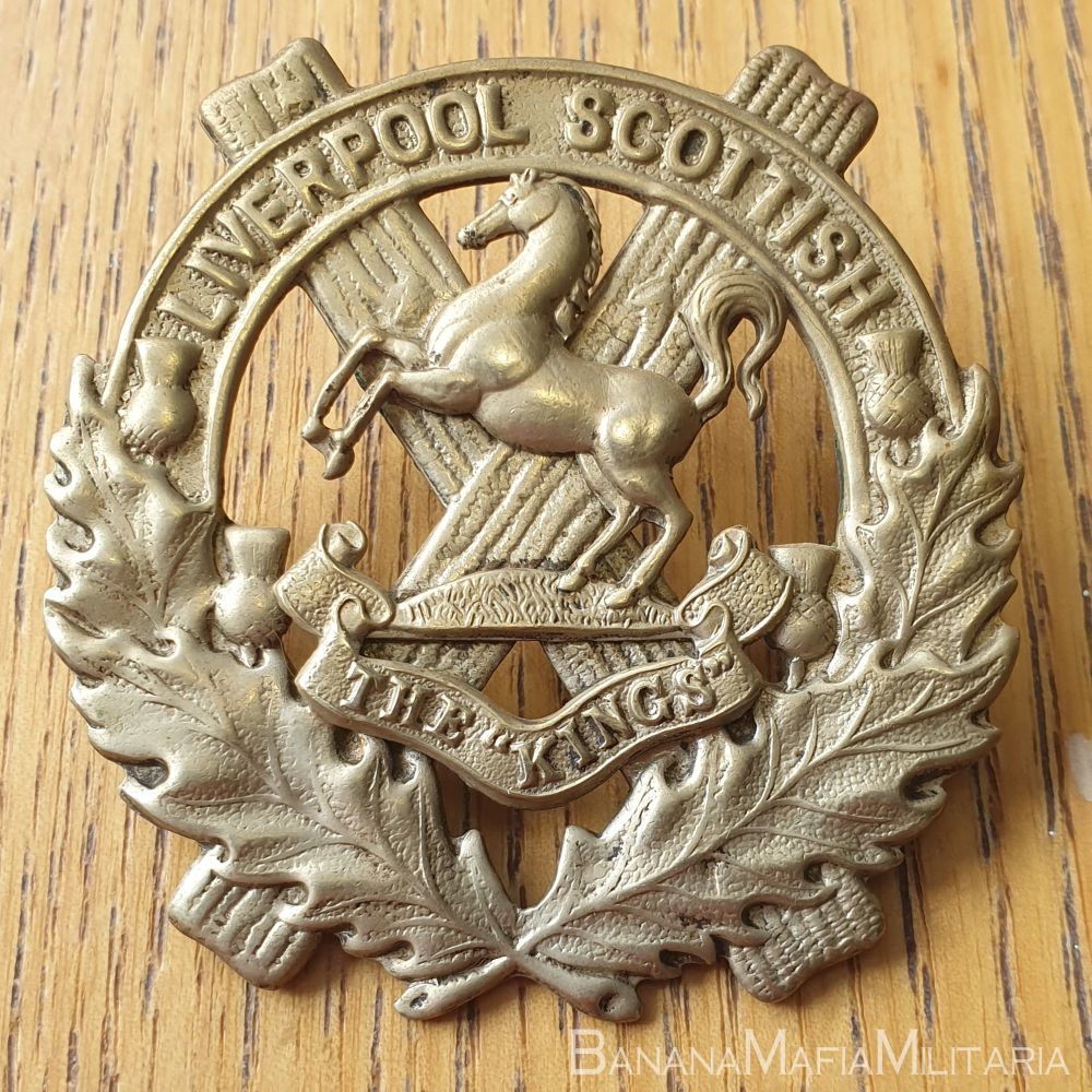 10th (Scottish) Bn. King's Liverpool Regiment (Liverpool Scottish) Cap Badge
